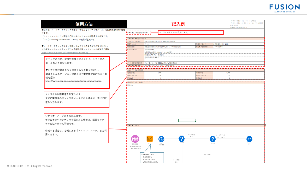シナリオ設計書 サンプル
