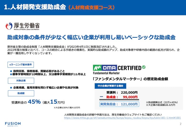 人材開発支援助成金制度のご案内2